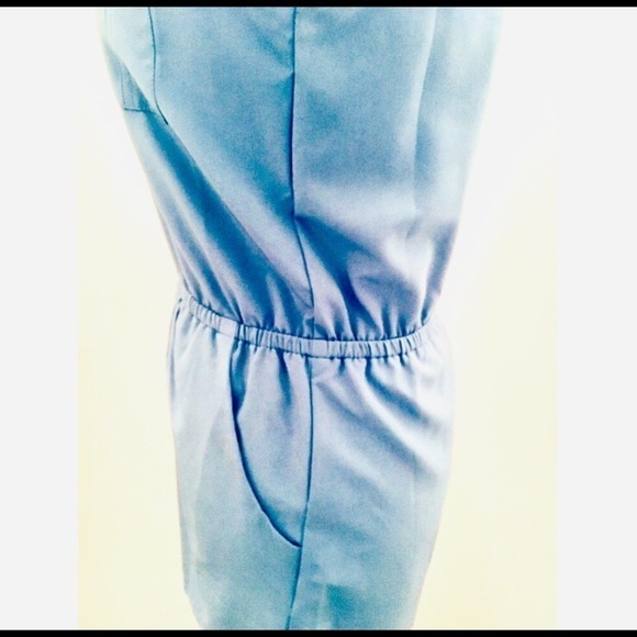 Love Tree Los Angeles Baby Blue Utility Romper - Picture 5 of 7